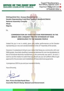 Residents of Ikang community in Ward 5 have made a passionate appeal to their representative in the National Assembly, urging swift intervention