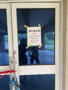 Cross River IRS Internal Revenue Service has sealed off the premises of the Cross River Basin Development Authority (CRBDA) and the Federal Neuropsychiatric Hospital
