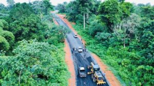 Hon Pius Edet Ankpo Inspects Boki East West Road, Reacts On His Satisfaction