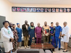 Dr Coco-Bassey Esu during a working visit to University of Calabar Teaching Hospital UCTH